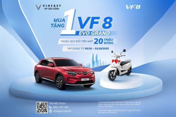 MUA VF 8 - TẶNG NGAY EVO GRAND