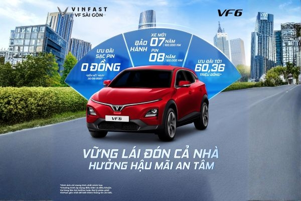 VF 6: VỮNG LÁI ĐÓN CẢ NHÀ, HƯỞNG HẬU MÃI YÊN TÂM