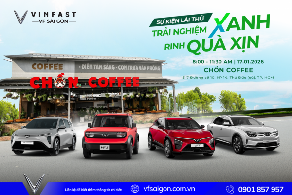 [SỰ KIỆN LÁI THỬ] TRẢI NGHIỆM XE XANH, RINH NGAY QUÀ XỊN